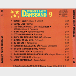 Sveriges B&auml;sta Dansband 2000-09 (2000)