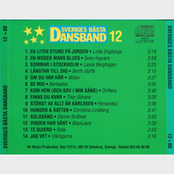 Sveriges B&auml;sta Dansband 2000-12 (2000)