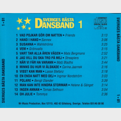 Sveriges B&auml;sta Dansband 2001-01 (2001)