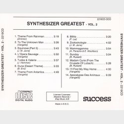 Synthesizer Greatest Volume 2 (Success) (1993)