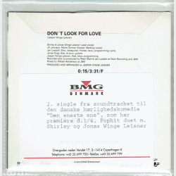 Szhirley &amp; Jonas Winge Leisner - Don't Look For Love (2004) (Promo)