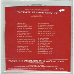 Szhirley &amp; Jonas Winge Leisner - S Tnker Jeg Jo Bar' P Dig (2004) (Promo)