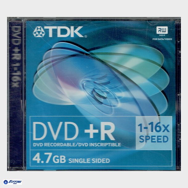 TDK DVD+R 16x 4,7GB - NY