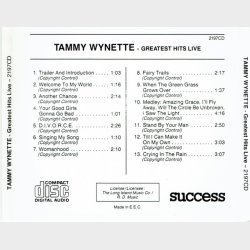 Tammy Wynette - Greatest Hits Live