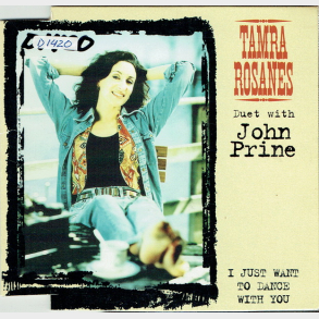 Tamra Rosanes duet with John Prine - I Just Want To Dance With You (1995) (Promo)