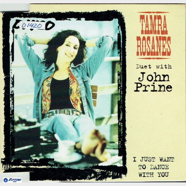 Tamra Rosanes duet with John Prine - I Just Want To Dance With You (1995) (Promo)