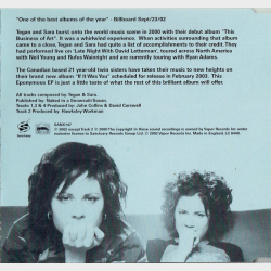 Tegan &amp; Sara - Monday, Monday, Monday (2002)