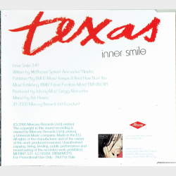 Texas - Inner Smile (2000)