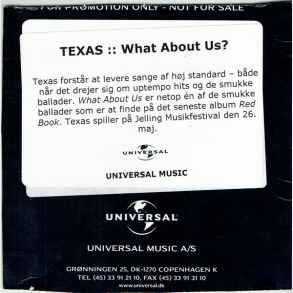 Texas - What About Us (2006) (Promo)