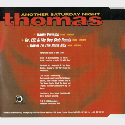 Thomas - Another Saturday Night (1988)