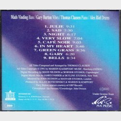 Thomas Clausen Trio ft. Gary Burton - Cafe Noir (1991)