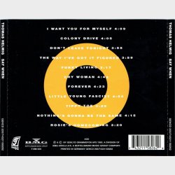 Thomas Helmig - Say When (1993)