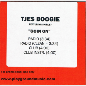 Tjes Boogie ft. Shirley - Goin On (2003) (Promo)