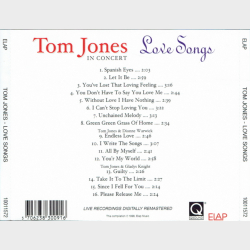 Tom Jones - In Concert Love Songs (1998)