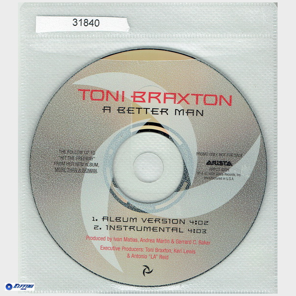 Toni Braxton - A Better Man (2002) (Promo)