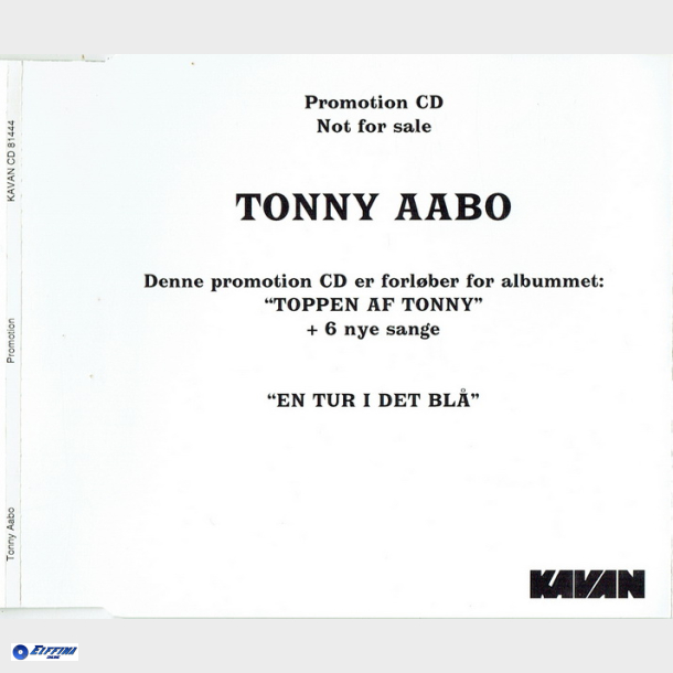 Tonny Aabo - Promotion (En Tur I Det Bl) (1996) (Promo) (Slim)