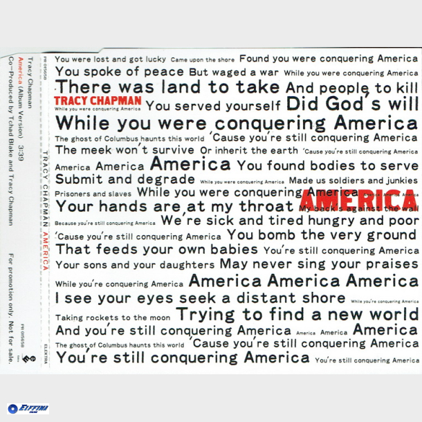 Tracy Chapman - America (2005) (Promo)