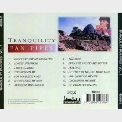 Tranquility Pan Pipes Vol 1 (Cosmopolitan) (1999)