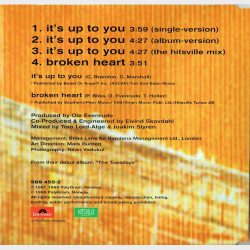Tuesdays, The - It's Up To You (1998)