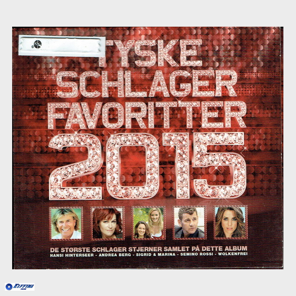 Tyske Schlager Favoritter 2015 (3xCD Digipack)