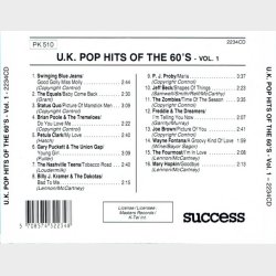 U.K Pop Hits Of The 60's Vol 1 (1990)