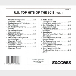 U.S. Top Hits Of The 60's Vol 1