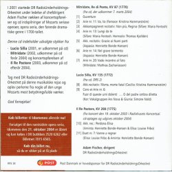 Udvalgte Stykker Fra 3 Mozart Operaer