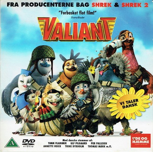 Valiant (2005) - DVD i PAP cover (Fra Ugeblade) - Elffina's Genbrug