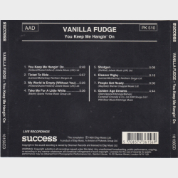 Vanilla Fudge - You Keep Me Hangin' On (1993) (Success 16156CD)