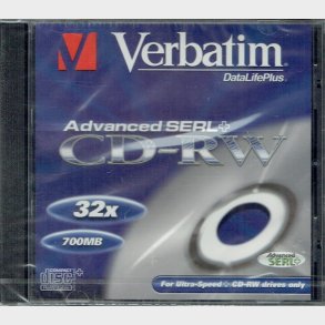 Verbatim CD-RW 32x 700mb - NY