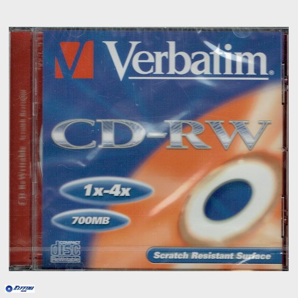 Verbatim CD-RW 700mb 4x - NY