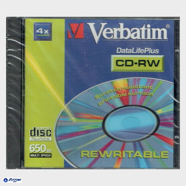 Verbatim CD-RW Multispeed 650mb - NY