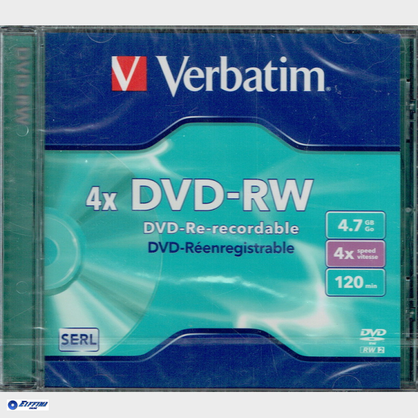 Verbatim DVD-RW 4x (SERL) - NY