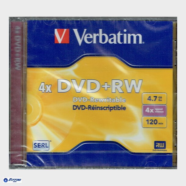 Verbatim DVD+RW 4,7gb 4x 120m