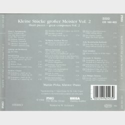 Vienna Master Series - Kleine St&uuml;cke Groser Meister Vol 2 (160 403) (1988) (PMG)