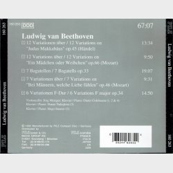 Vienna Master Series - Ludwig Van Beethoven (160 263) (1992) (PILZ)