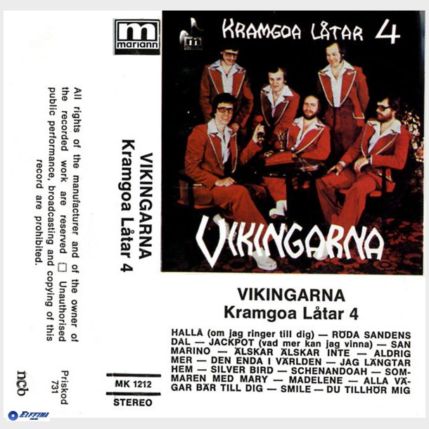 Vikingarna - Kramgoa Ltar 04 (1977)