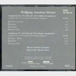 Vienna Master Series - W.A. Mozart - Haffner und Prager Symph (1988) (PMG 160 107)