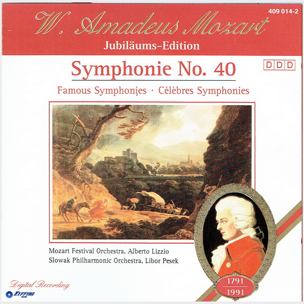 W.A. Mozart - Symphonie Nr 40 (Jubilums Edition) (1991)