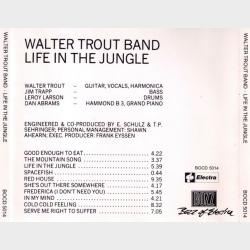Walter Trout Band - Life In The Jungle (1989)