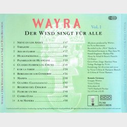 Wayra Der Wind Singt F&uuml;r Alle Vol 1