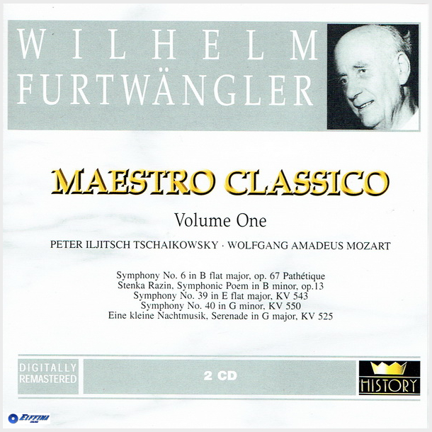 Wilhelm Furtwangler Vol. 1 Tchaikovsky Mozart (20.3091-HI)