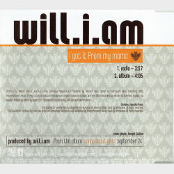 Will.i.Am - I Got It From My Mama (2007) (Promo)