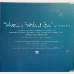Wilsons - Monday Withous You (1997)