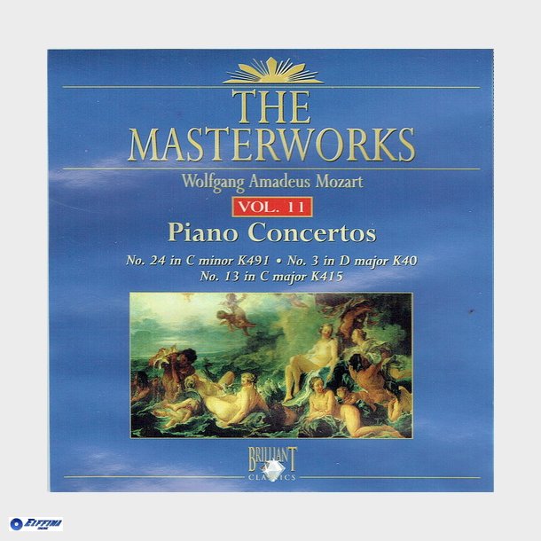 Wolfgang Amadeus Mozart The Masterworks Vol 11 (1992) Piano Concertos Nos. 24, 3, 13