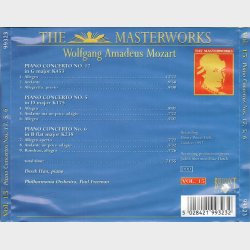 Wolfgang Amadeus Mozart The Masterworks Vol 15 (1992) Piano Concertos Nos. 17, 5, 6
