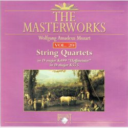 Wolfgang Amadeus Mozart The Masterworks Vol 29 (1992) String Quartets K499 Hoffmeister K 575