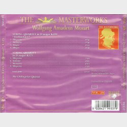 Wolfgang Amadeus Mozart The Masterworks Vol 29 (1992) String Quartets K499 Hoffmeister K 575