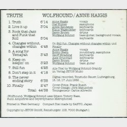 Wolfhound &amp; Anne Haigis - Truth (1982)
