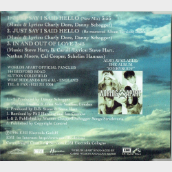 Worlds Apart - Just Sau I Said Hello (1996)